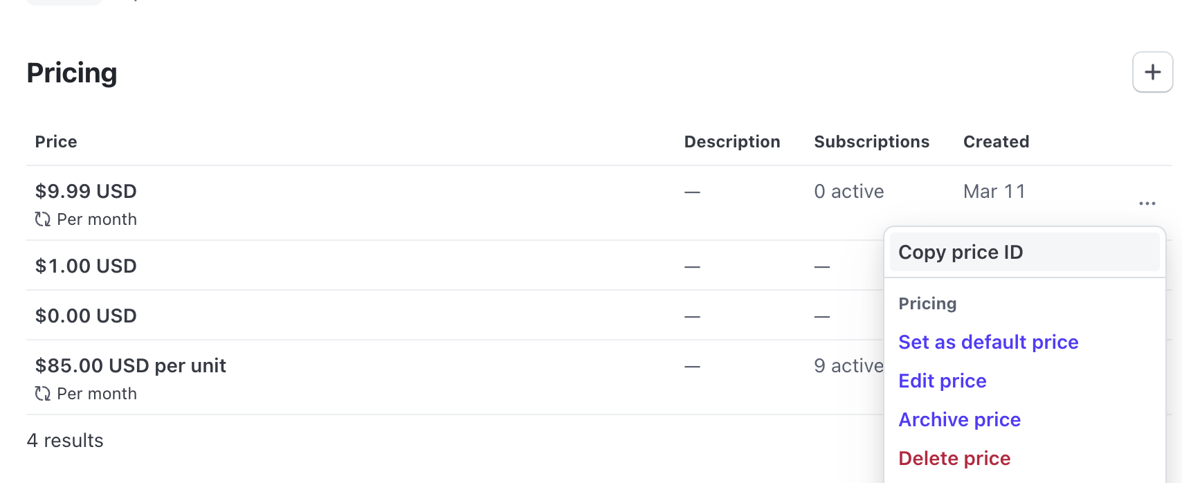 How to find the Price ID
