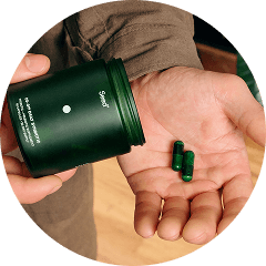 Taking DS-01 capsules