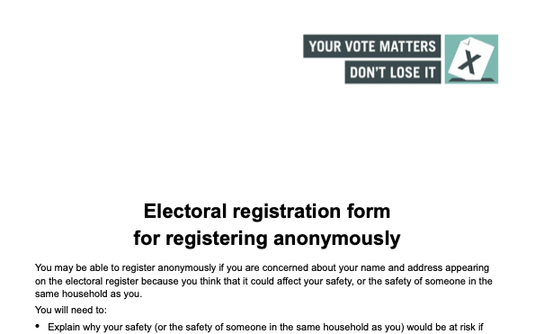 Anonymous Elector’s Document