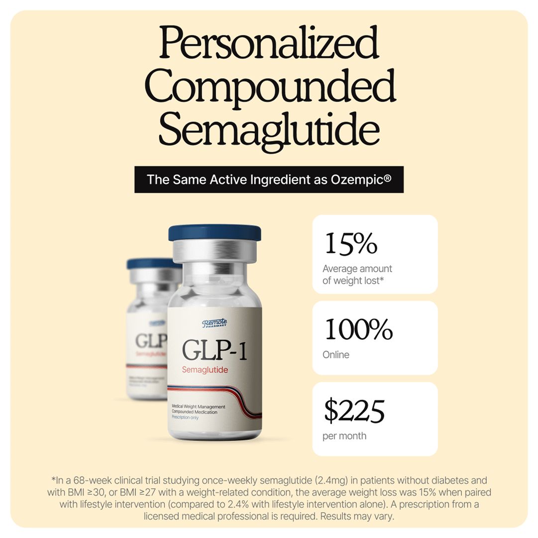 semaglutide active ingredient Remote Pharmacy Weight Loss Solutions